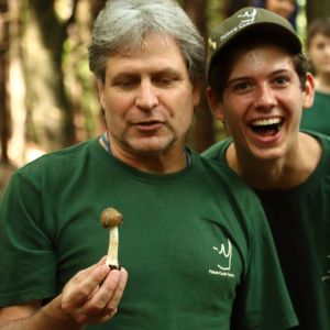 Scott Semmens in the woods in new Hampshire, 2015